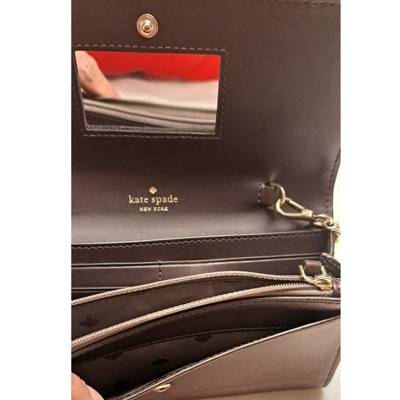 KATE SPADE WALLET IN CHAIN QUILTED LARGE - Picture 5 of 8